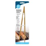 Bamboo Toast Tongs Carded
