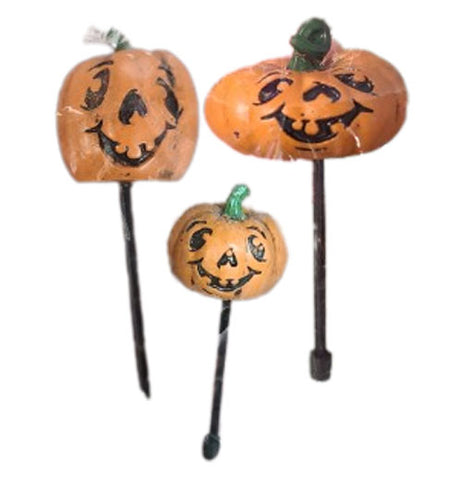 Mini Jack-O-Lantern Pick (Set of 3)