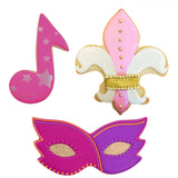 Mardi Gras 3 PC Cookie Cutter Set