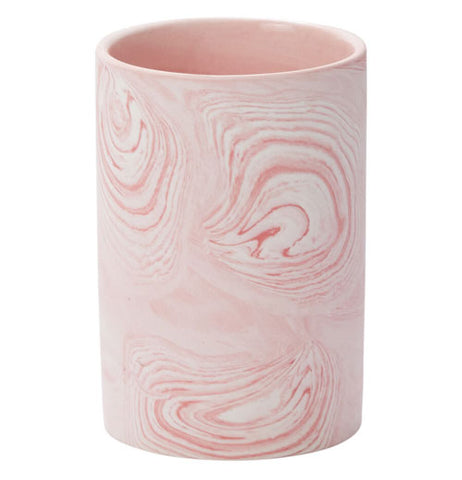 Pink Marbleized Vase