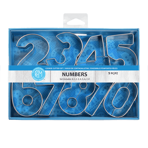 Number 9 PC Cookie Cutter Set