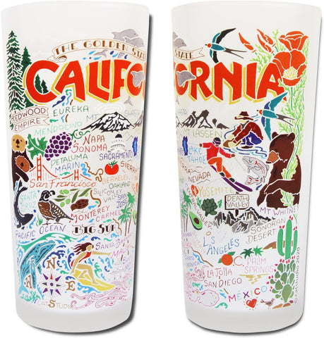 California Glass Tumbler, Set of 2