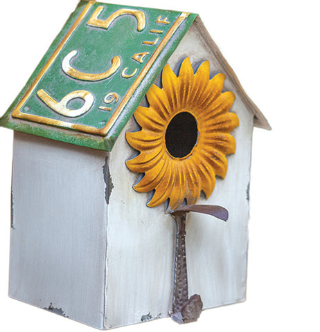 License Plate Birdhouse