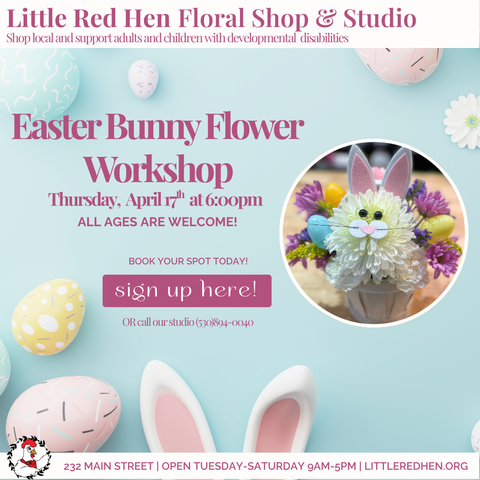 Easter Bunny Arrangement Workshop 4/17/25