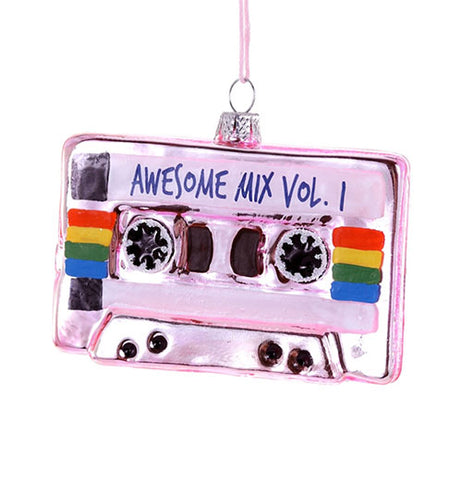 Pink Mix Tape Ornament