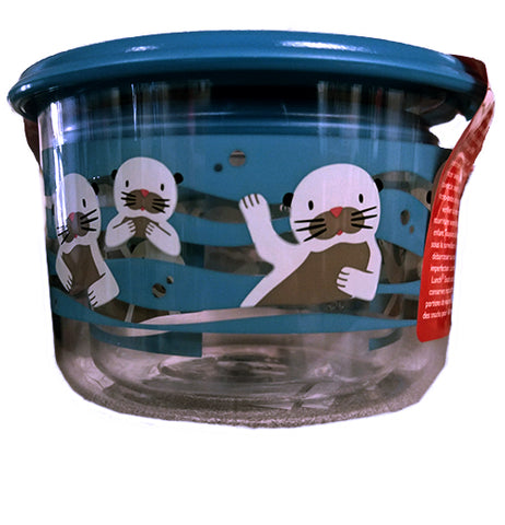 Set of 2 Large Ocean Snack Containers