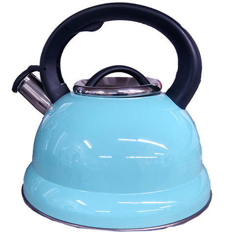 Blue Whistling Tea Kettle