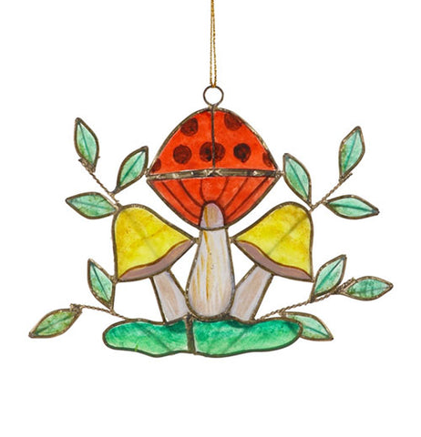Retro Mushroom Ornament