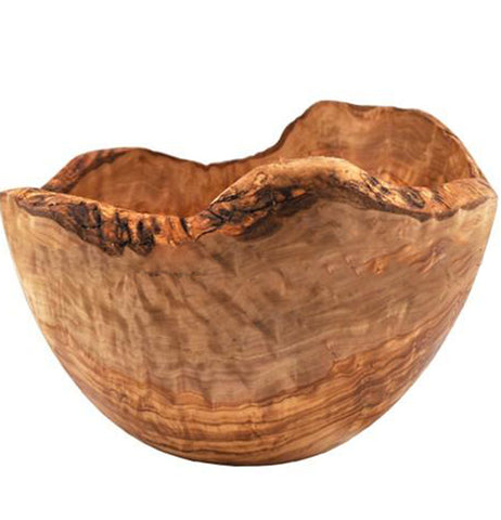 Olive Wood Natural Bowl 8"