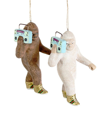 Hipster Sasquatch Ornament