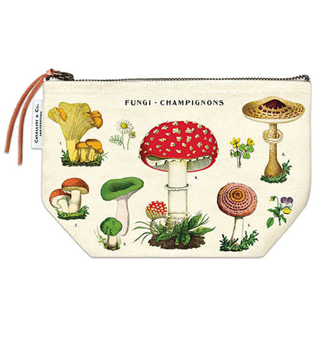 Mushrooms Vintage Pouch