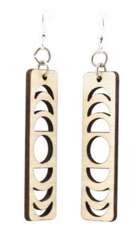 Lunar Eclipse Earrings Wine