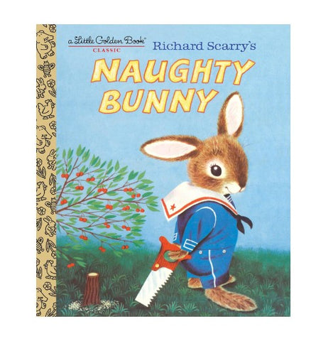 Richard Scarry's Naughty Bunny - Little Golden Book