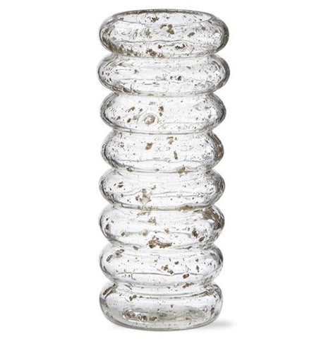 Bubble Pebble Tall Glass Vase