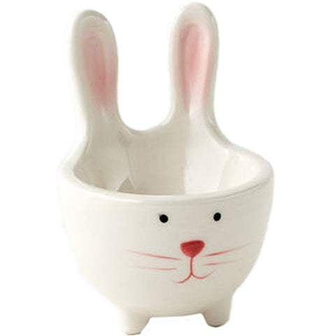 HOLIDAY Bunny Ears Ceramic Egg Cup