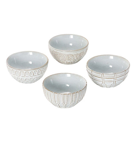 Debossed Stoneware Bowl