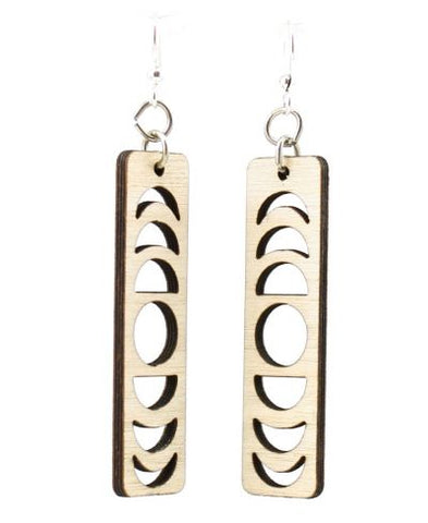 Lunar Eclipse Earrings Natural