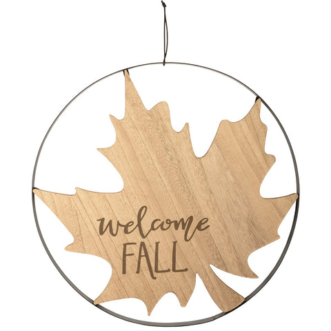 "Welcome Fall" Wall Decor