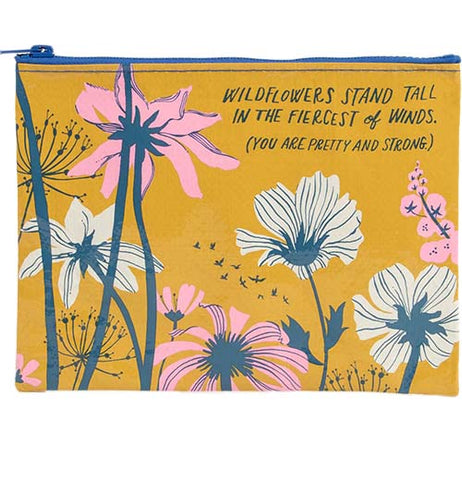 "Wildflowers Stand Tall" Zipper Pouch