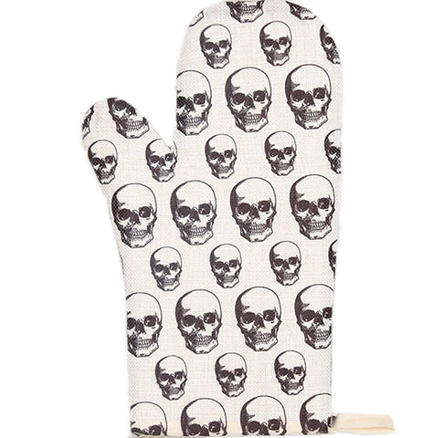 Skull Oven Mitt