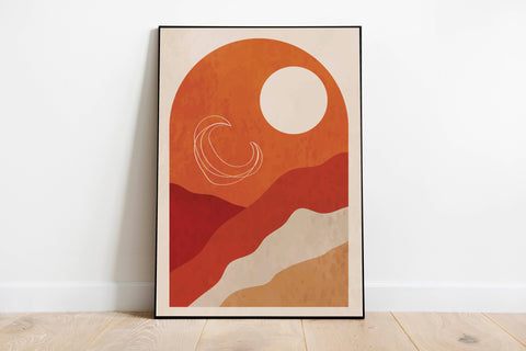 Art Print: Terracotta No. 1: FRAMED