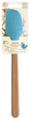 "Nature" Mini Spatula, Beechwood/Silicone