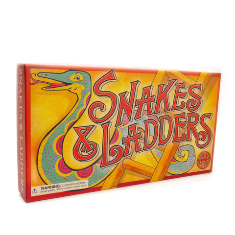 "Vintage Snakes & Ladders" Board Game