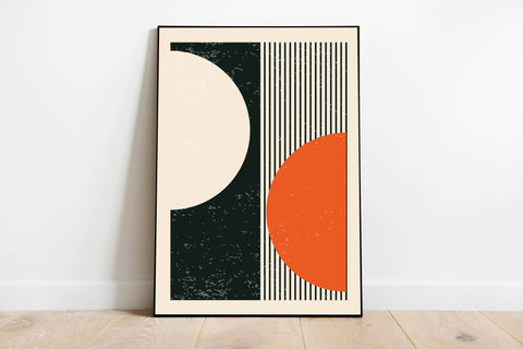 Art Print: Dual Side No. 2: FRAMED