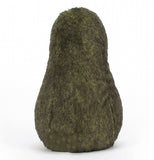 Back view of a stuffed medium "Amuseable Avocado" on white background.