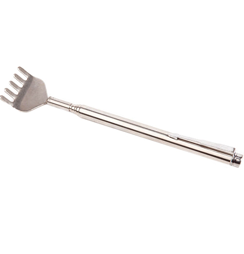 Kikkerland Silver Extendable Back Scratcher Little Red Hen