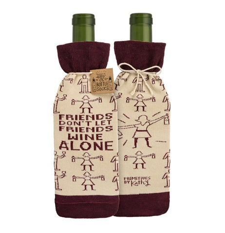 Bottle Cover "Wine Alone"