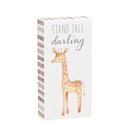 "Stand Tall" Box Sign