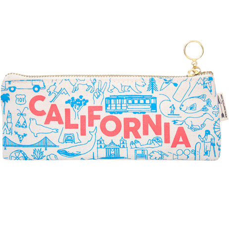 Pencil Pouch "California" Natural