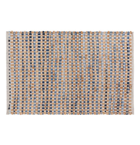 "Grid" Chindi Cotton Rug