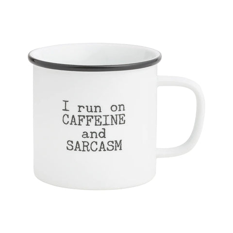 Run on Caffeine Camp Mug