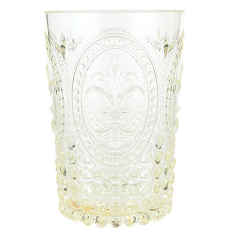 This is a yellow country acrylic drink tumbler with cool designs.