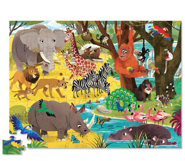 Wild Safari 72-Piece Puzzle – Little Red Hen