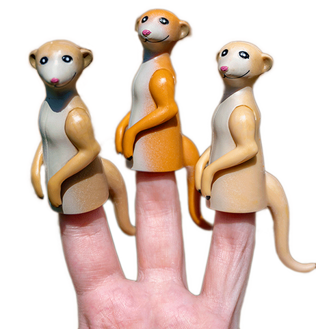 Finger Puppet Meerkats