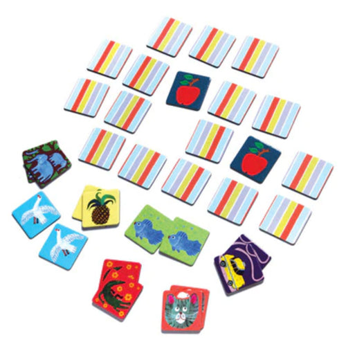 EeBoo Little Beetles Memory Matching Game - 18 Pairs For Kids Ages 3+, 1-4 Players