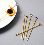 "Gold-Plated" Cocktail Picks (Set of 6)