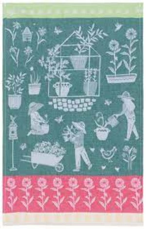 "Green Thumb" Jacquard Dish Towel