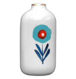 Stoneware Floral Bud Vase