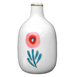 Stoneware Floral Bud Vase