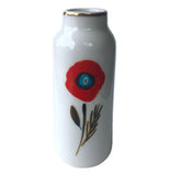 Stoneware Floral Bud Vase