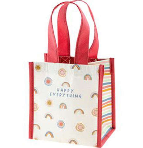 Small Rainbow Recycled Gift Bag