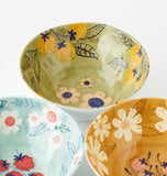 Berries and Florals Melamine Bowl
