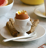 Porcelain Egg Cup & Spoon Set
