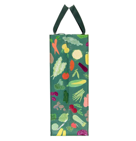 The "Your Garden is Amazing" Shopper Bag has a variety of vegetables on the side. 