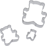 Teddy Bear Cookie Cutters (Set of 3)