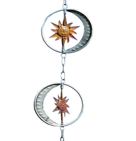 Sun and Moon Rain Chain